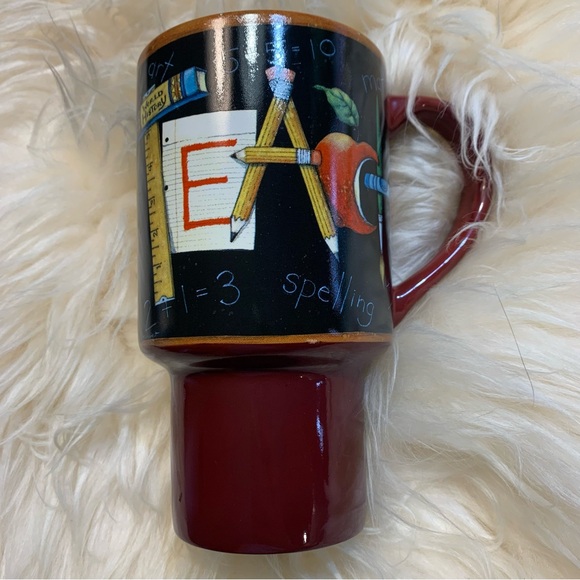 Teacher travel mug with lid. Math art history - Picture 8 of 13